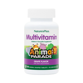 NaturesPlus, Animal Parade, Children's Chewable Multivitamin, Grape, 180 Animal-Shaped Tablets